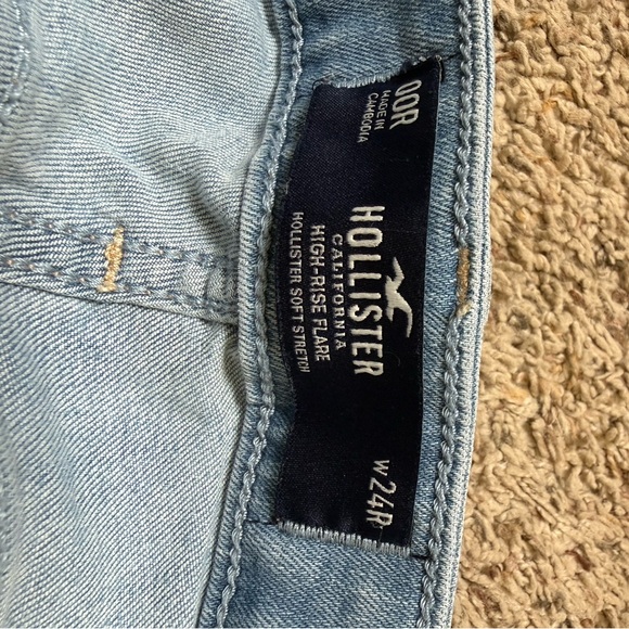 Hollister Light Blue Women's Boot Cut Jeans - Picture 2 of 2